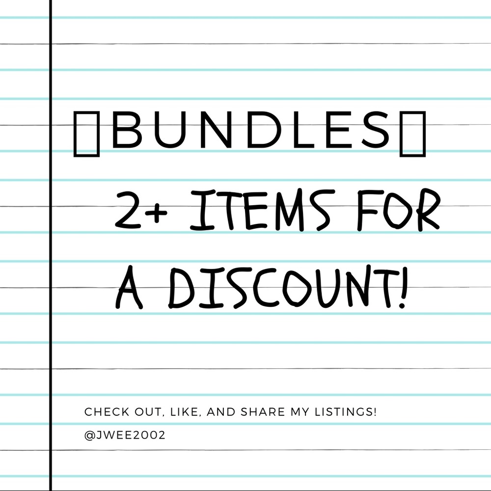 💥BUNDLE DISCOUNT💥